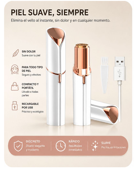 Depilador facial flawless DP-18K