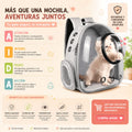 Mochila transportadora mascotas  🐾