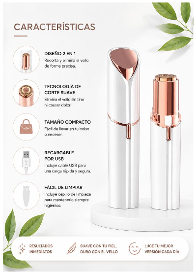 Depilador facial flawless DP-18K