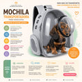 Mochila transportadora mascotas pd-21