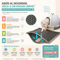 Tapete arena para gato pd-65